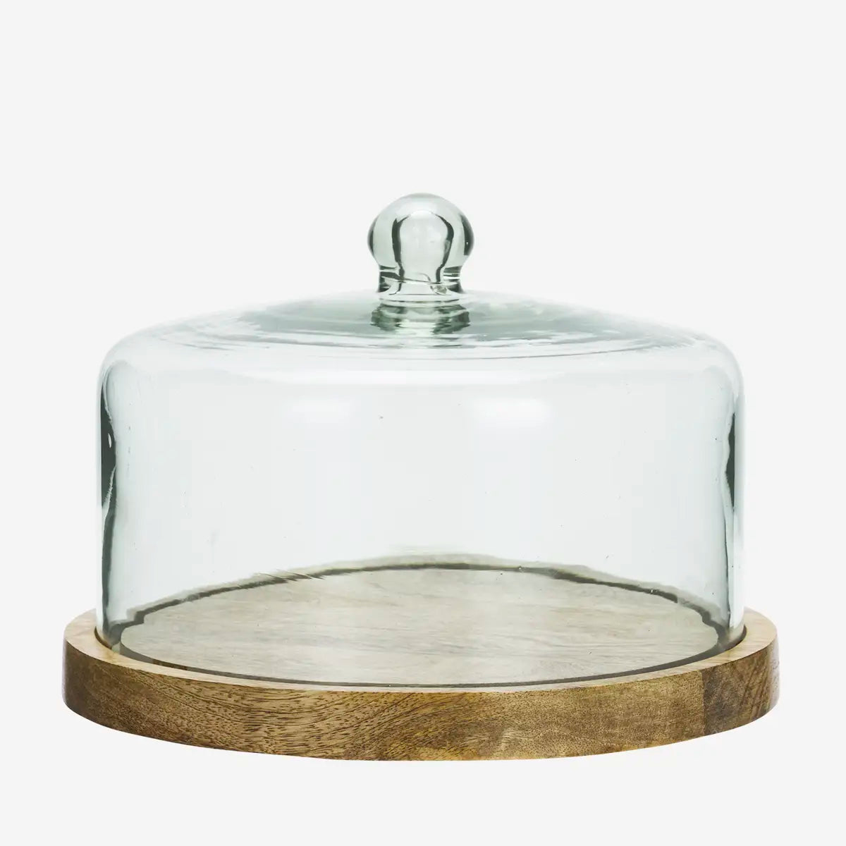 Glashaube mit Holzboden
