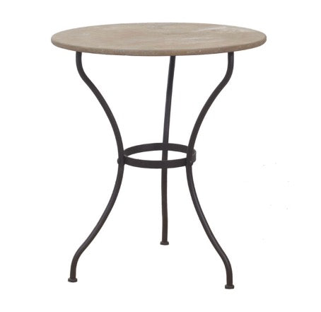 Beistelltisch mit Steinplatte