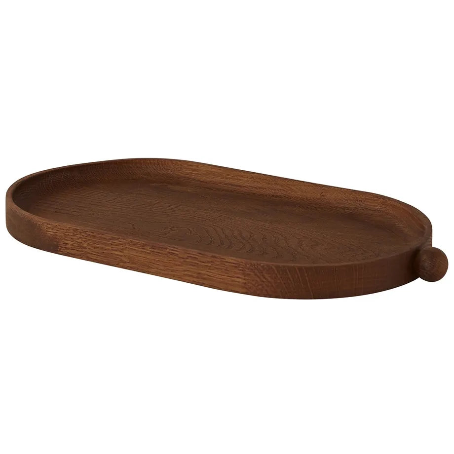 Tablett Eiche hell/dunkel 34,2 cm