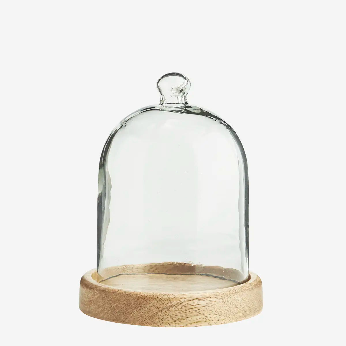 Glashaube mit Holzboden